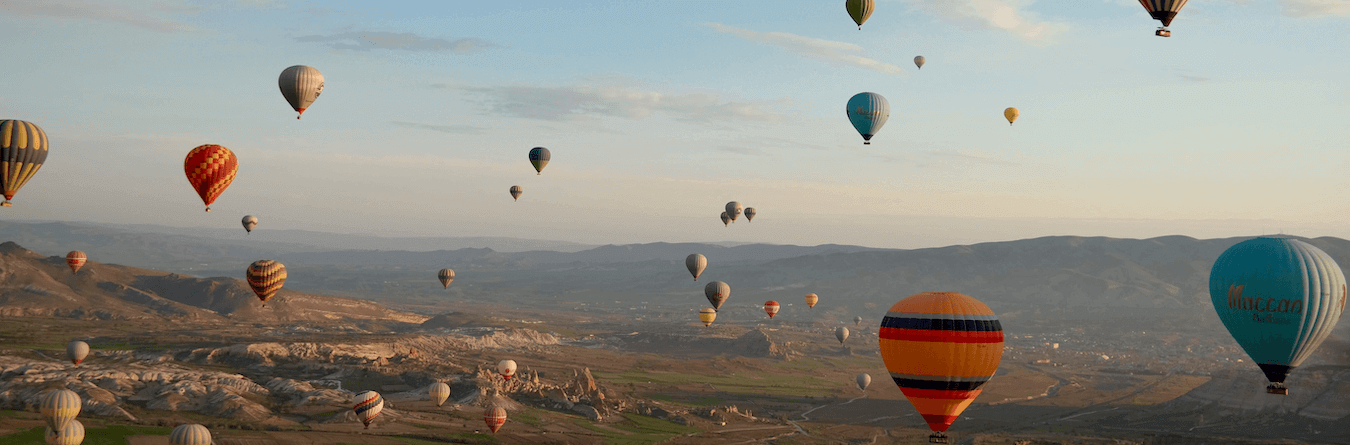 hot air balloons