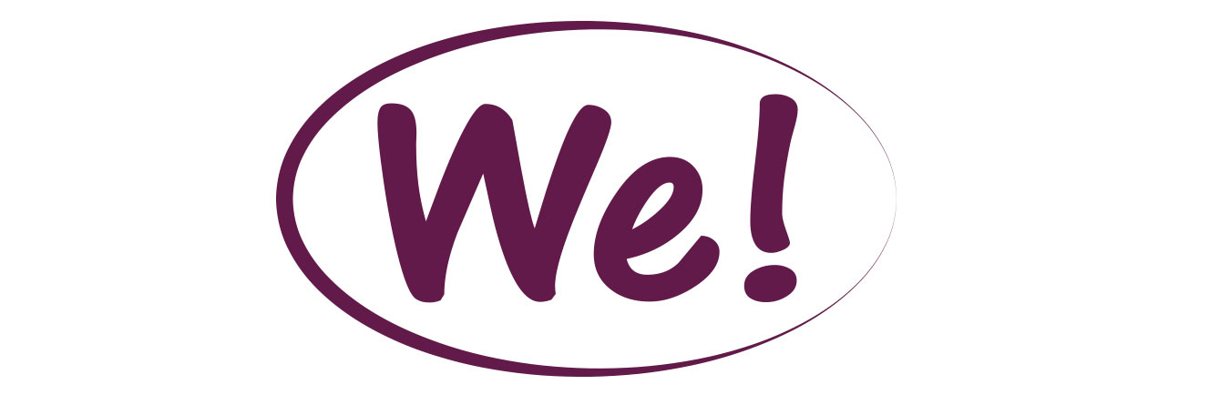 We! logo.