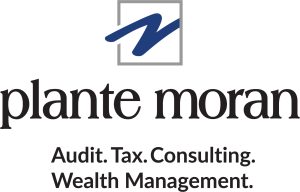 Plante Moran Logo Stack tag Integrity Partner Level