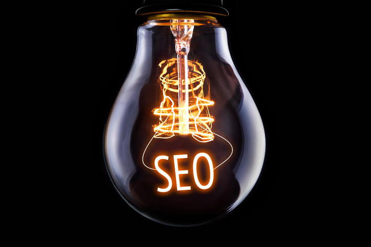 CDMS lightbulb with seo lit up CDMS lightbulb with seo lit up