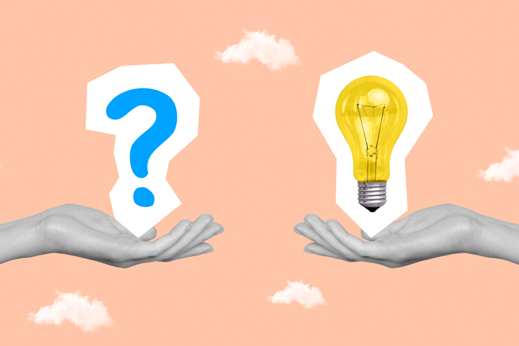 cappella digital marketing solutions question mark and lightbulb answers illustration cappella digital marketing solutions question mark and lightbulb answers illustration
