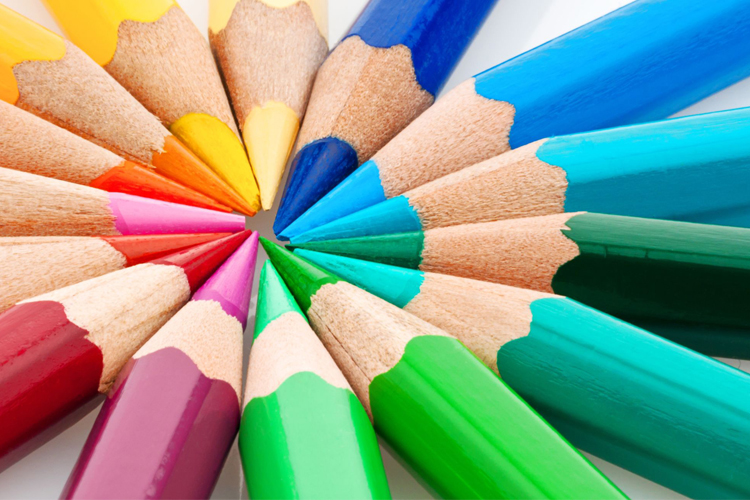 Cappella digital marketing solutions colored pencil tips aligned Cappella digital marketing solutions colored pencil tips aligned